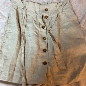 linen skirt